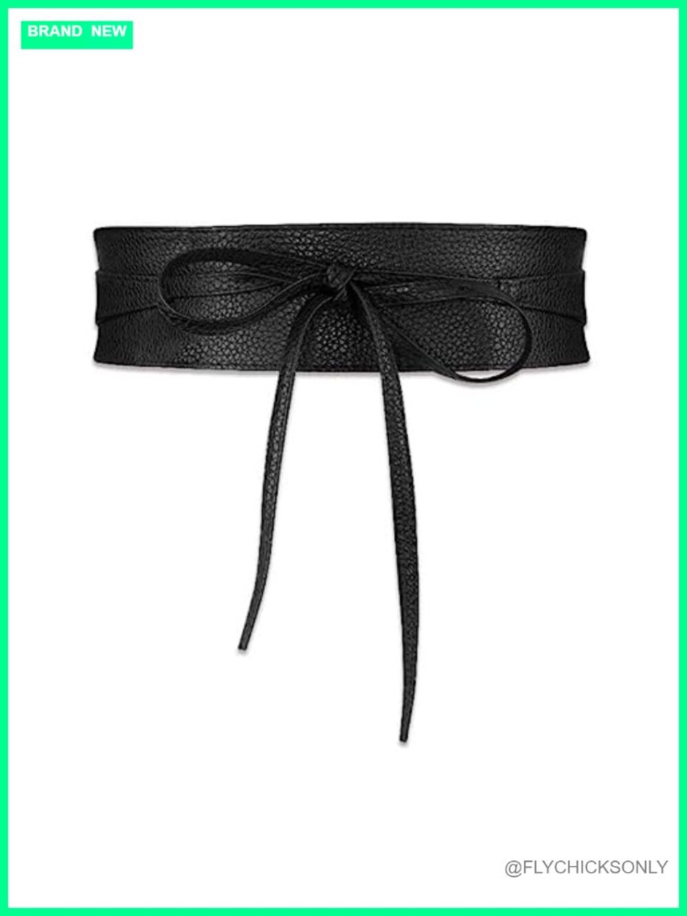 Faux Leather Obi Belt for Women Wrap Cinch Waist Belt Dress